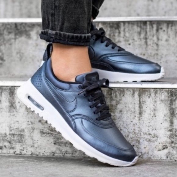 Nike Air Max Thea SE Metallic Hematite Blue Size 8 - Picture 1 of 14